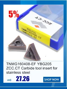 10pcs ZCC milling cutter APKT11T316-PM YBM251 ZCC APKT11T3 APKT11T316 ZCC.CT Cemented Carbide milling Tool Insert