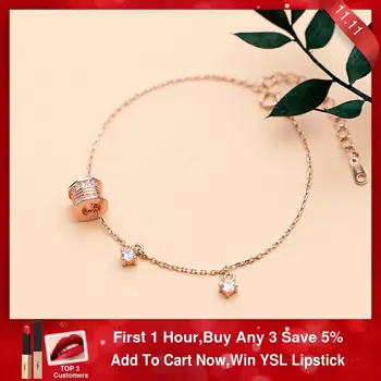 

Punk Bracelets 100% Real 925 Silver Jewelry Adjustable Rose Gold Bangle Boho Vintage Minimalism Indian Jewelry Bangles for Women