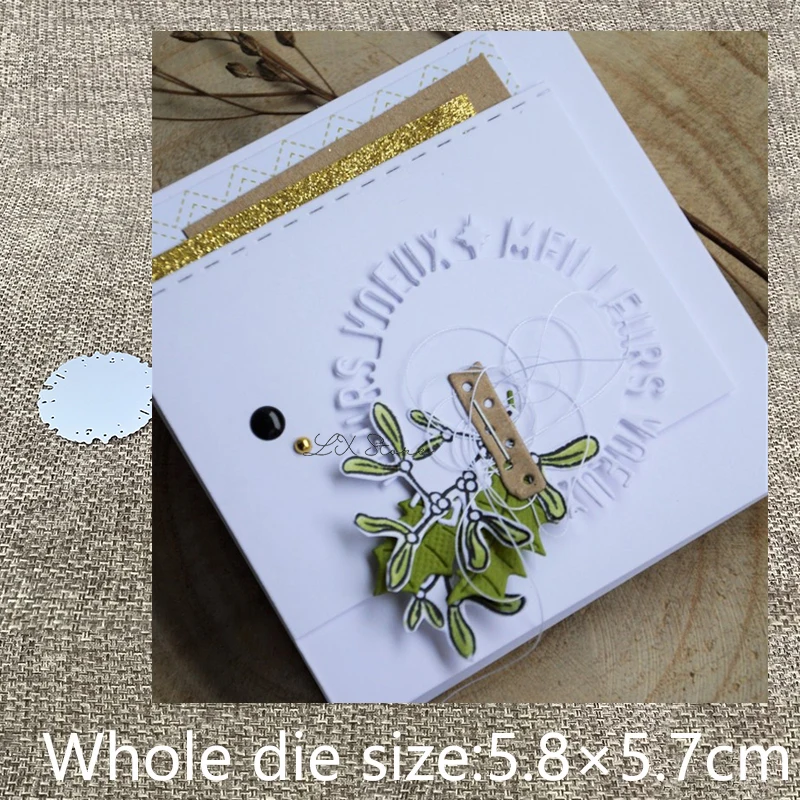 Металлические Вырубные штампы XLDesign вырубные с французскими надписями С