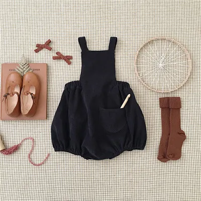 Soor Ploom Oona Romper, 凄かっ Gray Denim 3y 