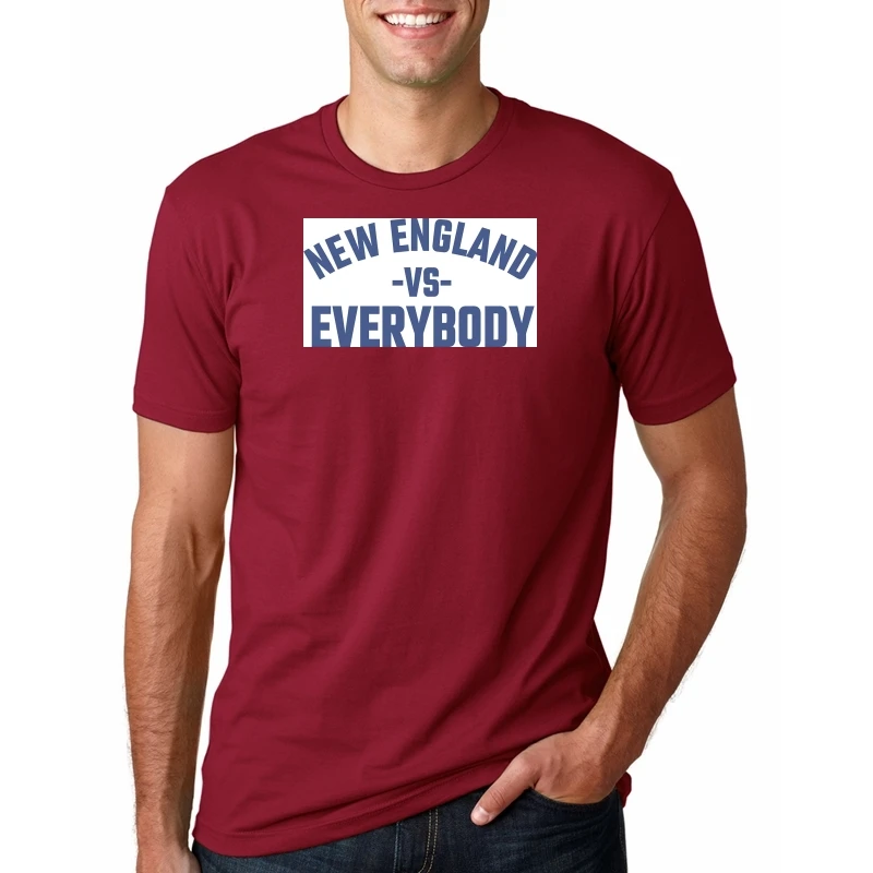 Новая Англия VS Everybody Back To Superbowl футболка для мужчин Патриоты Футбол Забавные