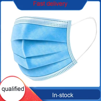 

50 Pcs 3 Layer Disposable Mask Anti DustFace Masks Men Women Face Mouth Masks Breathable Mouth Cover Mouth-muffle