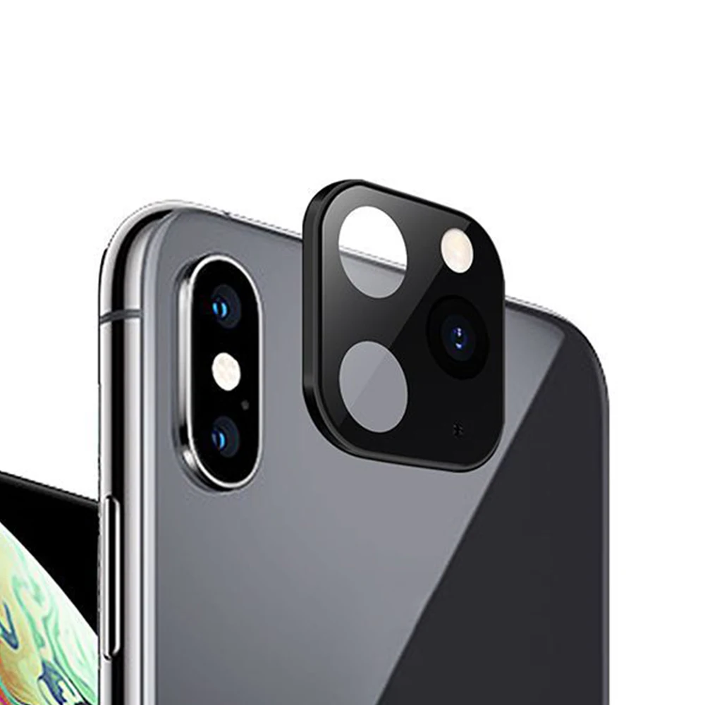 KISSCASE Metall Kamera Objektiv Sekunden Ändern Für iPhone 11 Pro Max Gefälschte Kamera Aufkleber F
