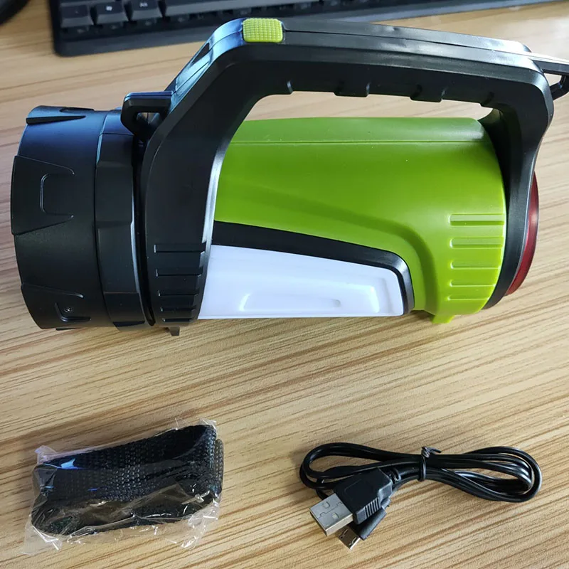 1000m Bright High power Waterproof Torch flashlight 1000 Lumen spotlight LED portable 10W rechargeable hunting Searchlight