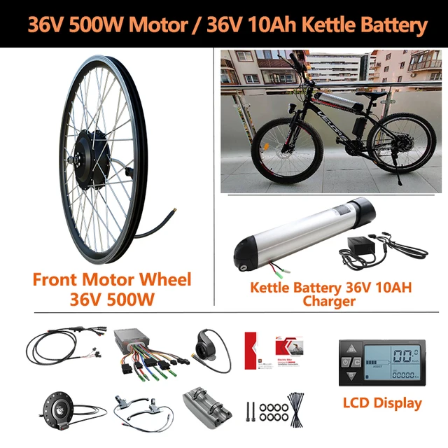 eu Stock] Electric Bike Kit With Battery 48v 250w 350w 500w 1000w 1500w  Motor Front Rear Drive Ebike Kit For 29inch 26inch Mtb - Electric Bicycle -  AliExpress