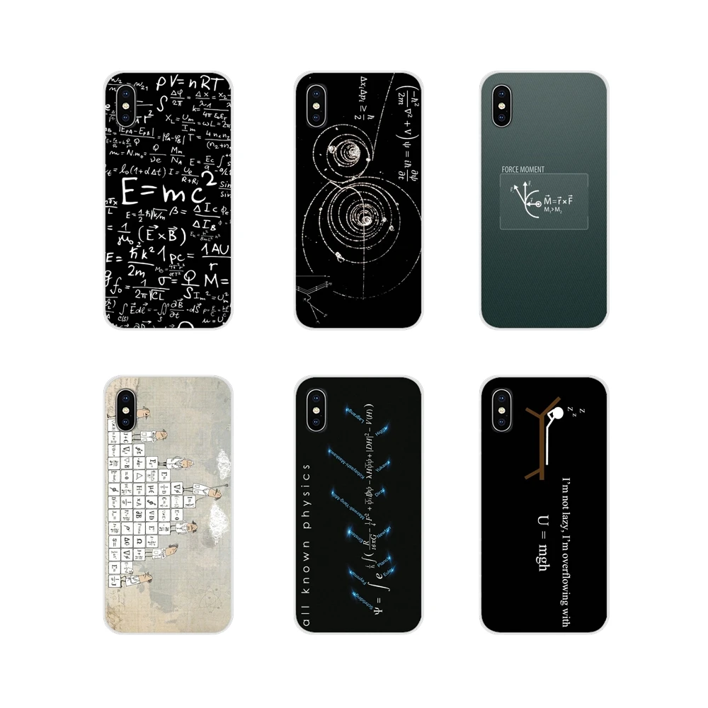 

For Huawei Mate Honor 4C 5C 5X 6X 7 7A 7C 8 9 10 8C 8X 20 Lite Pro Science Math physics formula pattern Mobile Phone Case Covers