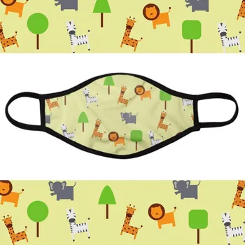 

Children Kids Dustproof Protective Protective Face Covering Reusable Washable Breathable Soft maschera Mouth Cover Backpacks