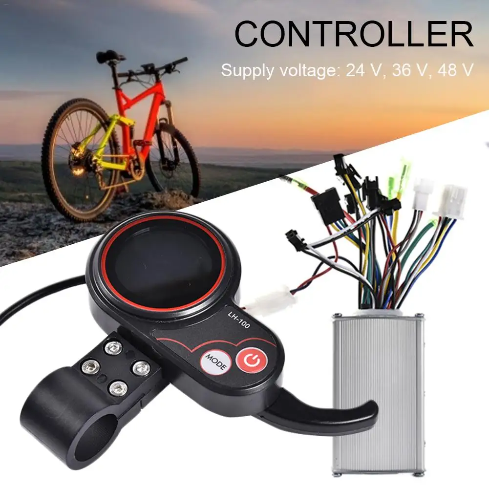 

Motor Speed Controller with Waterproof LED Display Panel for Electric Bicycle Scooter Vehicle 24V 36V 48V 250W 350W Scooter