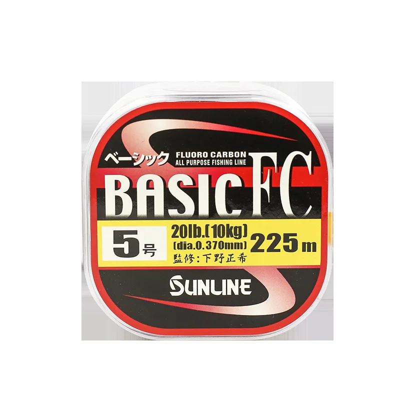 SUNLINE Basic FC фторуглеродная леска 300/225 метров 2-20 фунтов фторуглеродная или углеродная Леска по японской леске