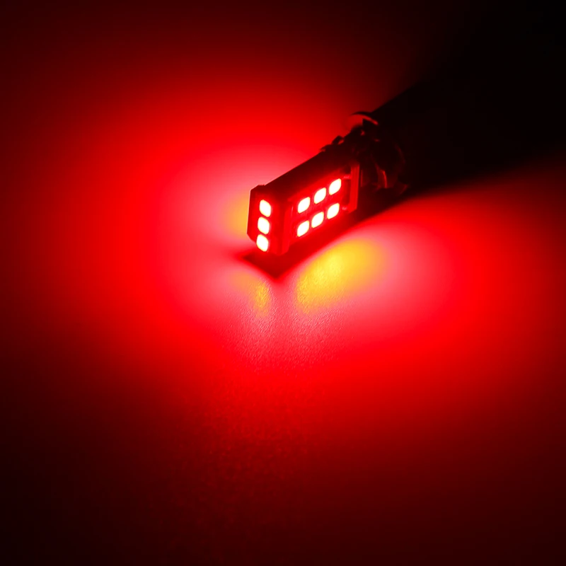 2 шт. T15 T16 светодиодный светильник Canbus без ошибок светодиодный резервный фонарь 921 912 W16W светодиодный автомобильный Реверсивный ксеноновая лампа белый 6000K супер яркий - Испускаемый цвет: Red
