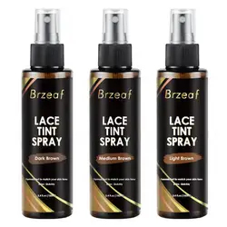 100ml Lace Tint Spray Lace Wig Adhesive Bond Quality Toupee Lace Private Light Wig Spray Custom Label Glue Color High Quality