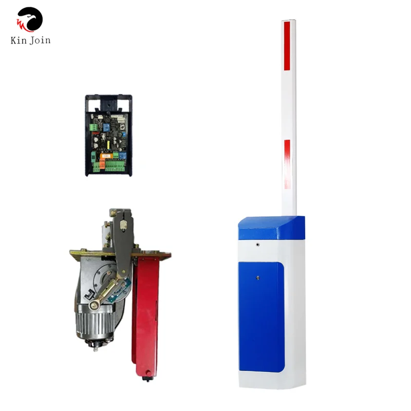 KinJoin 110V/220VAC Heavy Duty Boom Barrier DZP-01 Automatic Gate Motor Straight Arm With Remote Control | Безопасность и защита