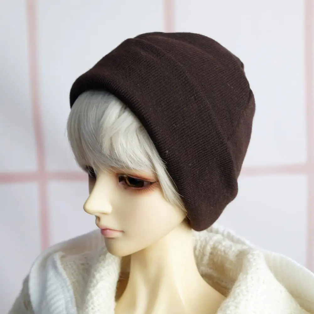 BJD Кепка шапочка коричневая для 1/6 11 &quot1/4 17&quot 1/3 24 &quot60 см Высота SD17 MSD YOSD DK DZ AOD DD