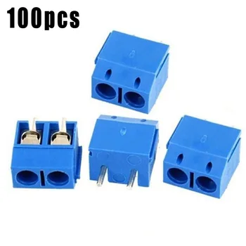 

100pcs KF301-2P 5.08mm Terminal Screw Terminal Electrical Connector Durable Kit