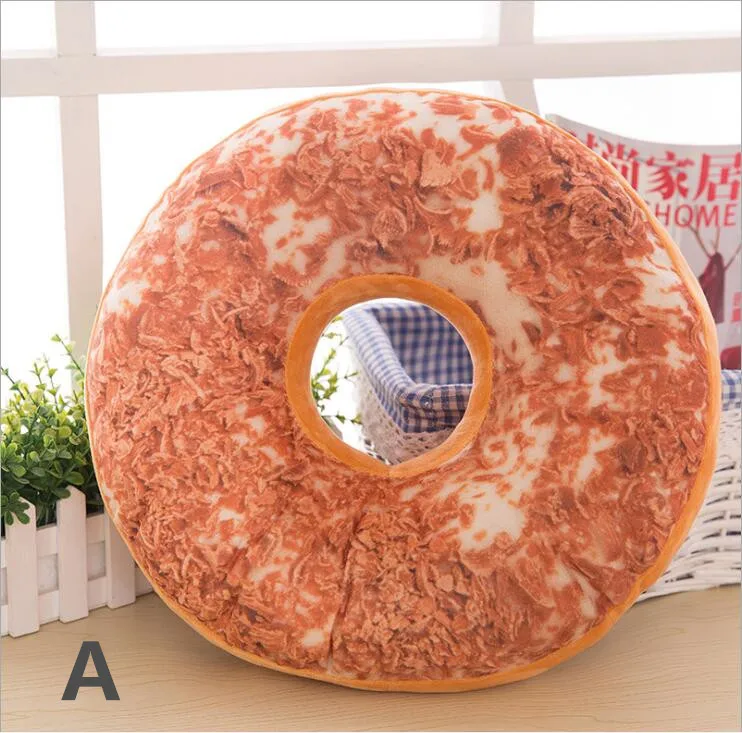 DONUT PILLOW DONUT Cushion Sofa Seat Cushion Cuddle Pillow 40 CM Cartoon  £14.26 - PicClick UK