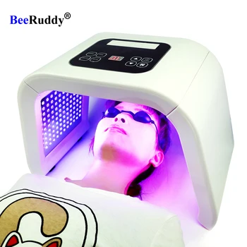 

BeeRuddy 7 Colors Foldable PDT Mask LED Facial Mask Therapy Skin Rejuvenation Photon Device Spa Acne Remover Anti-Wrinkle
