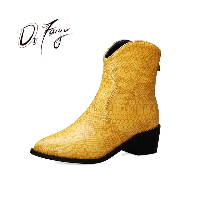 skin ankle boots