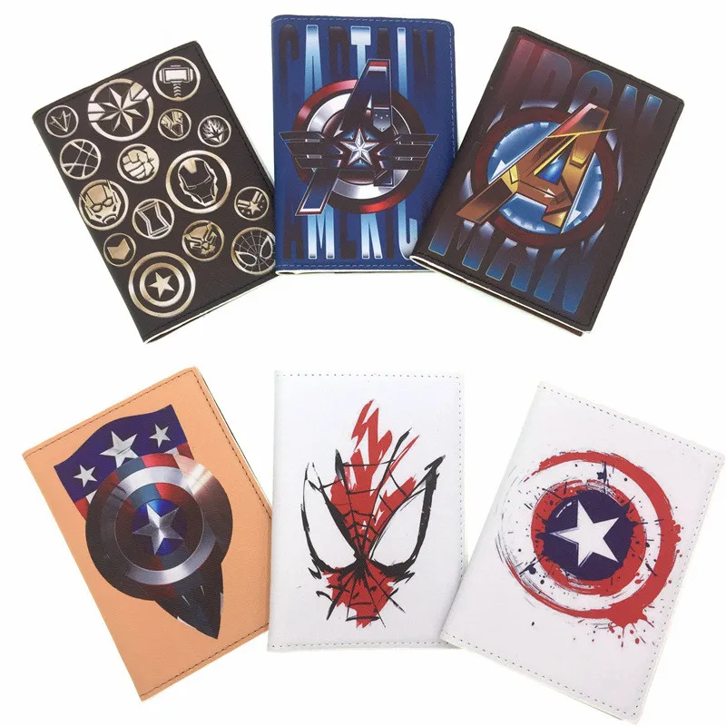 Новый чехол для паспорта Marvel с рисунком из мультфильма Человек-паук | Багаж и