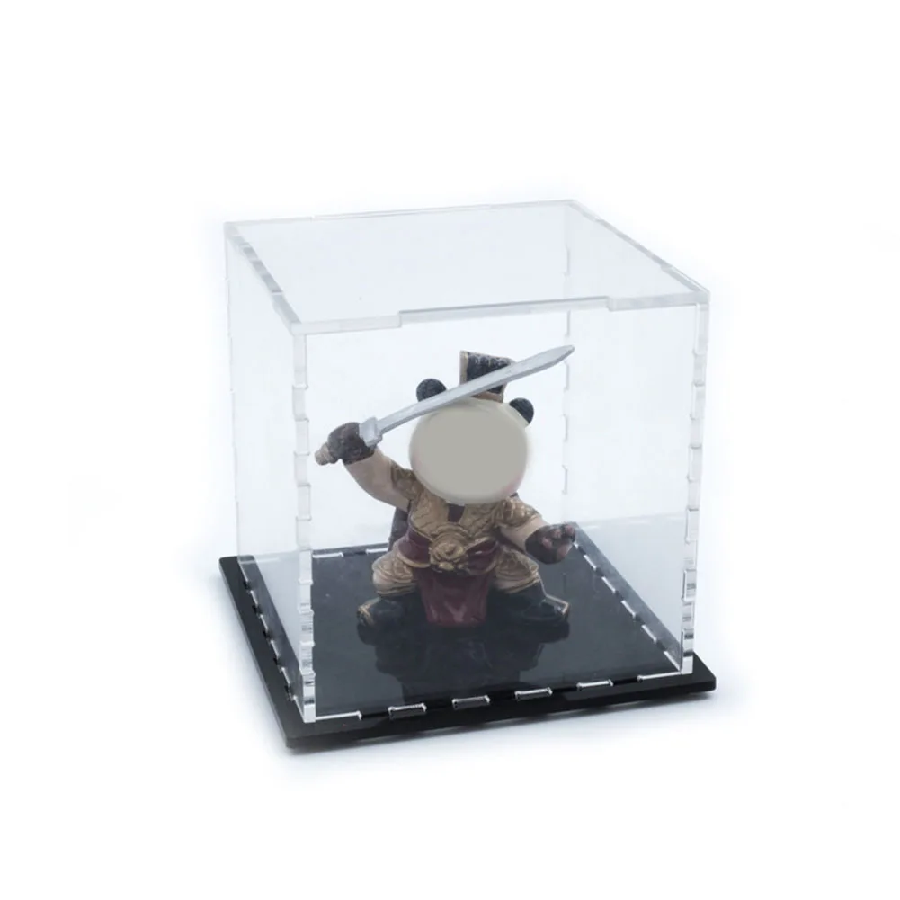 Акриловый/пластиковый чехол для дисплея 10 см H Perspex прозрачная Пылезащитная защита УФ для экшн-моделей коллекционные вещи