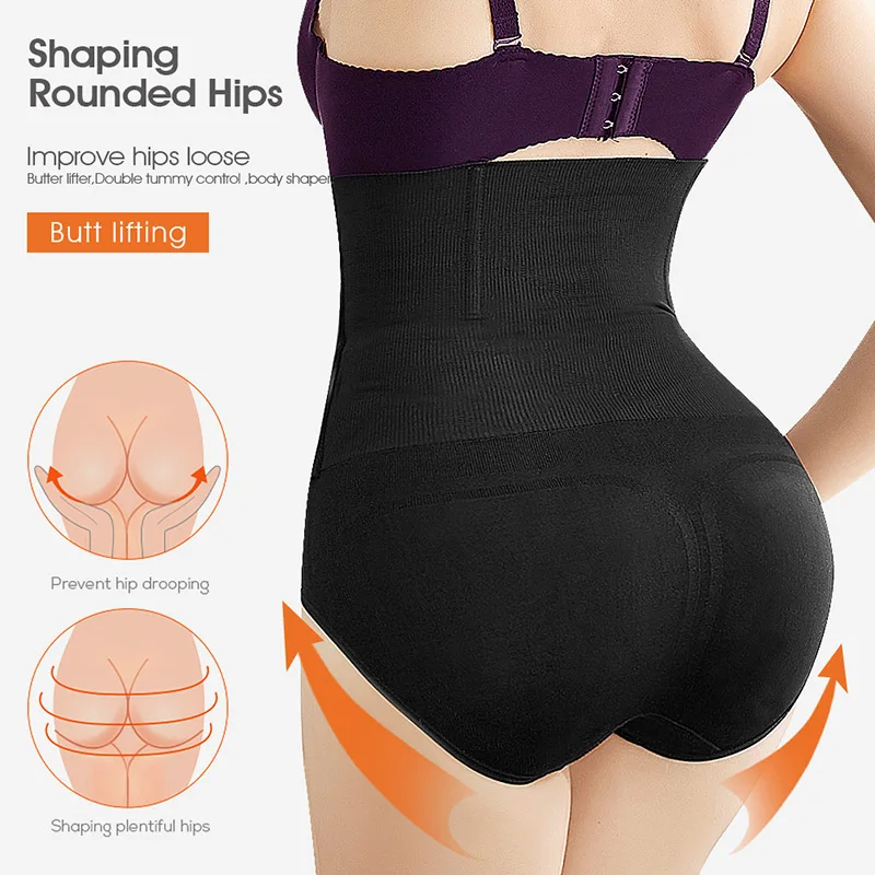 Высокая Талия Для женщин животик Управление Корректирующее белье подтягивающее