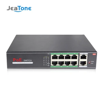 

JeaTone 10-Port 10/100Mbps PoE Switch for IP Video Door Phone Intercom