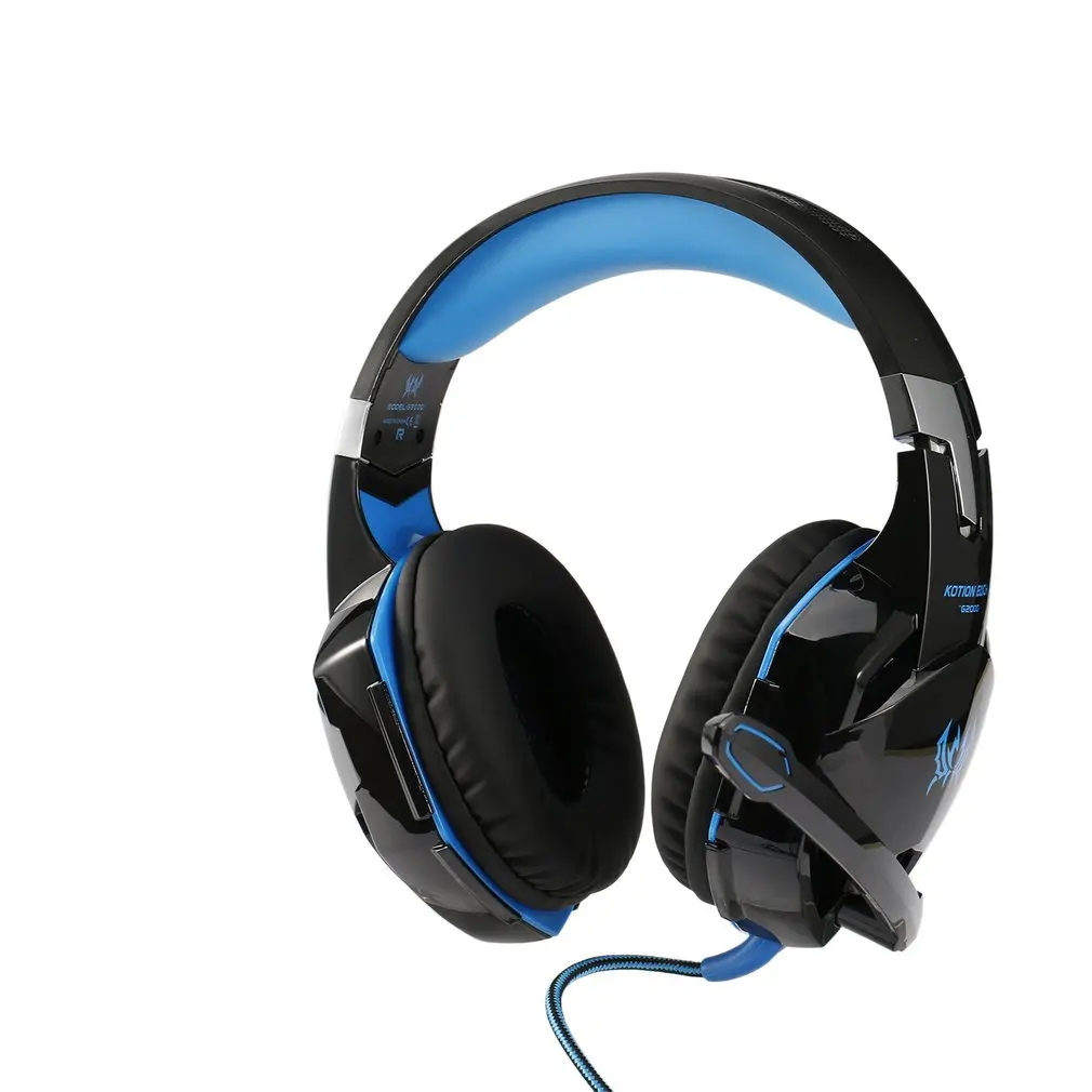 

G2000 Over-ear Game Gaming Headphone Headset For Computer PC With Mic Stereo Bass Noise Cancelling Music Gift