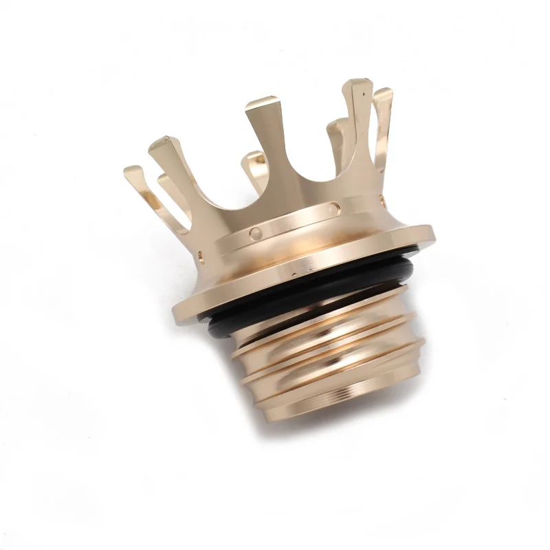 6colors-Motorcycle-Aluminum-Flush-Right-hand-Thread-Reservoir-Crown-Style-Gas-Cap-Vented-Fuel-Tank-Universal