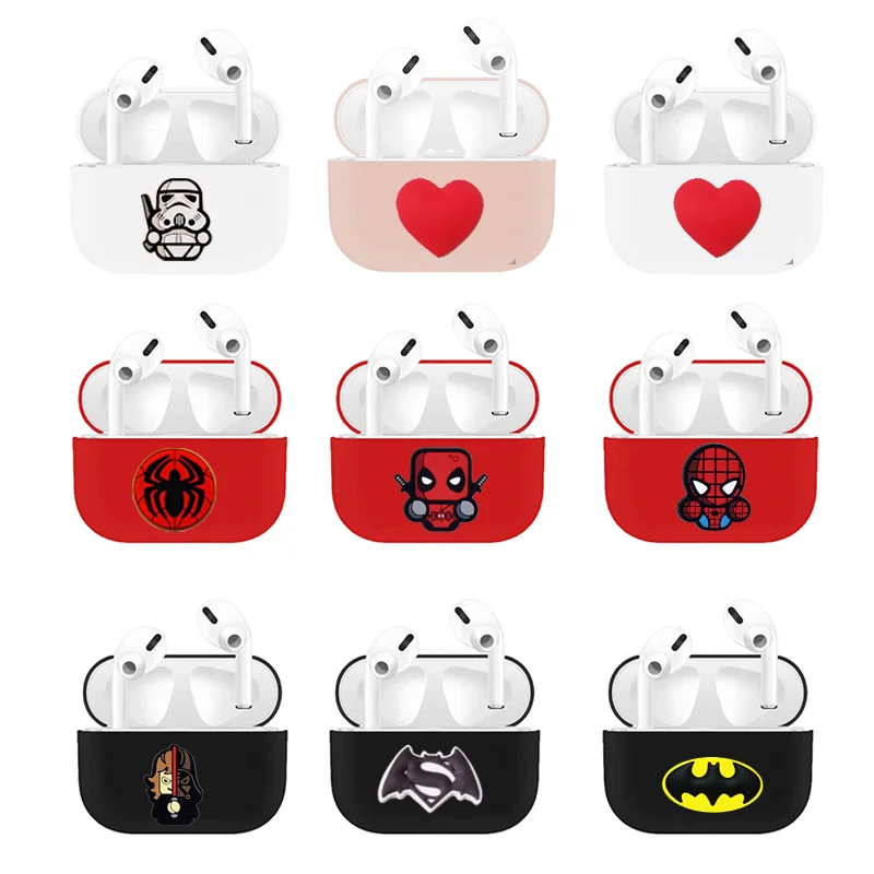 Чехол Marvel с Бэтменом для Apple Airpods Pro 3, наушники для AirPods Pro, чехол, беспроводная Bluetooth гарнитура, чехол, сумка для Airpods 3