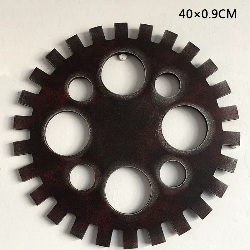 Ретро Европа США промышленный ветер имитация металла деревянная Шестерня КТВ