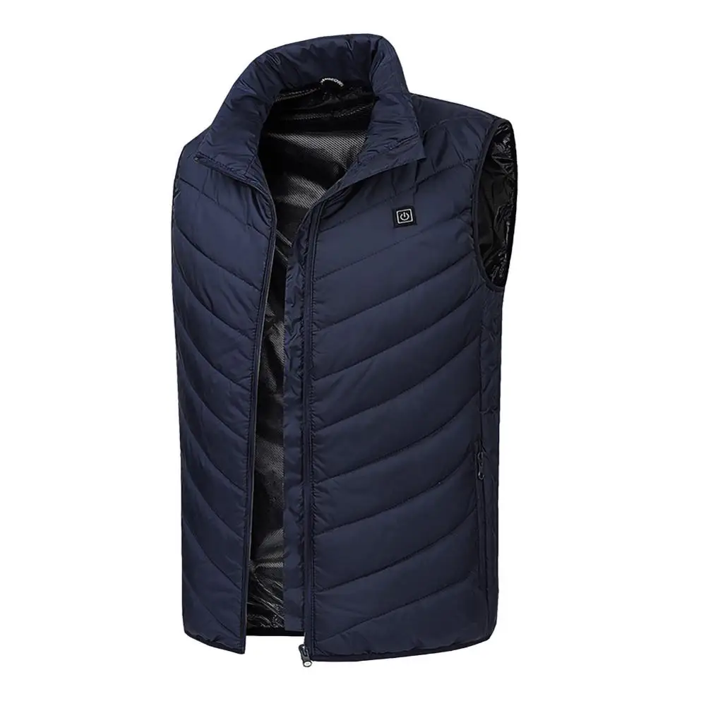 

4 Areas Heated Vest Jacket USB Men Winter Electrical Heated Jacket Outdoor Fishing Hunting Waistcoat Hiking Vest