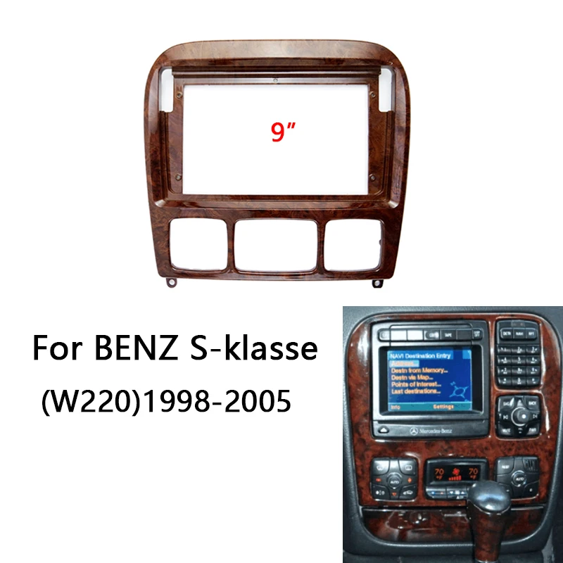 Автомобильная магнитола 2 Din для BENZ S-Class W220 1998-2005 автомобильный