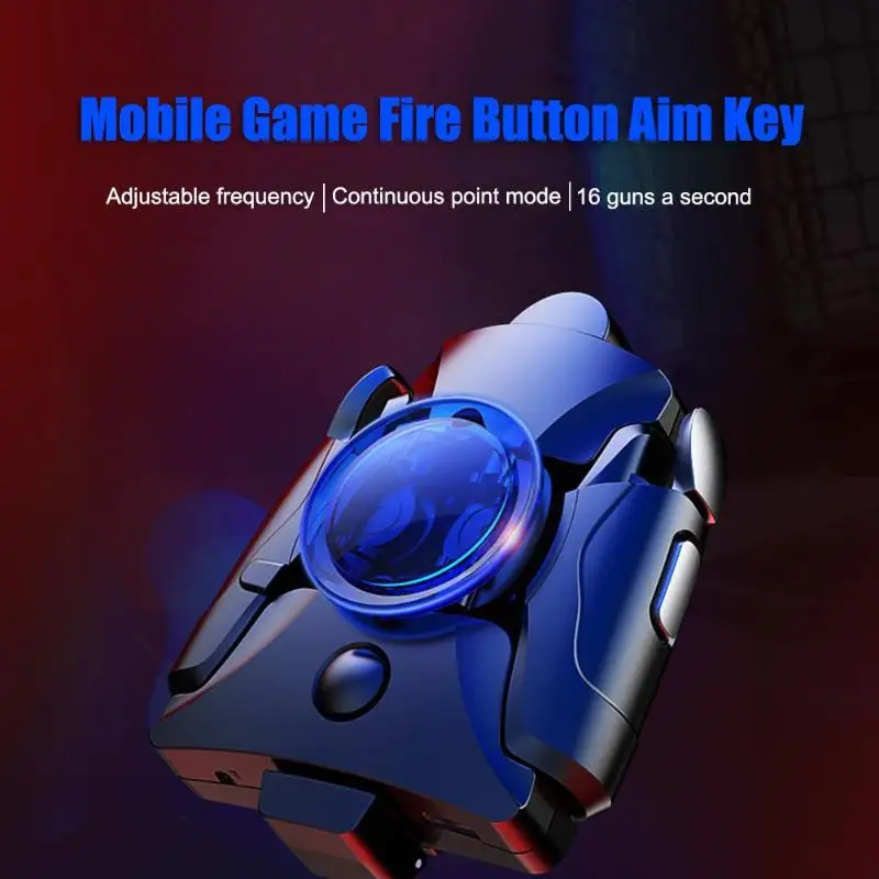  2019 New 3 in 1 Mobile Game Joystick Creative Gaming Fire Button Aim Key Trigger L1R1 Shooter Phone