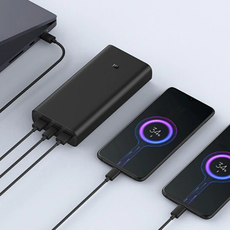 Портативное зарядное устройство Xiaomi Power Bank 3 супер быстрое 20000 мАч 50 Вт
