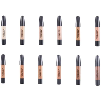 

BGVfive12 Colors Liquid Foundation Makeup Base Face Cover Concealer Pen Long Lasting Skin Tone Cosmetics