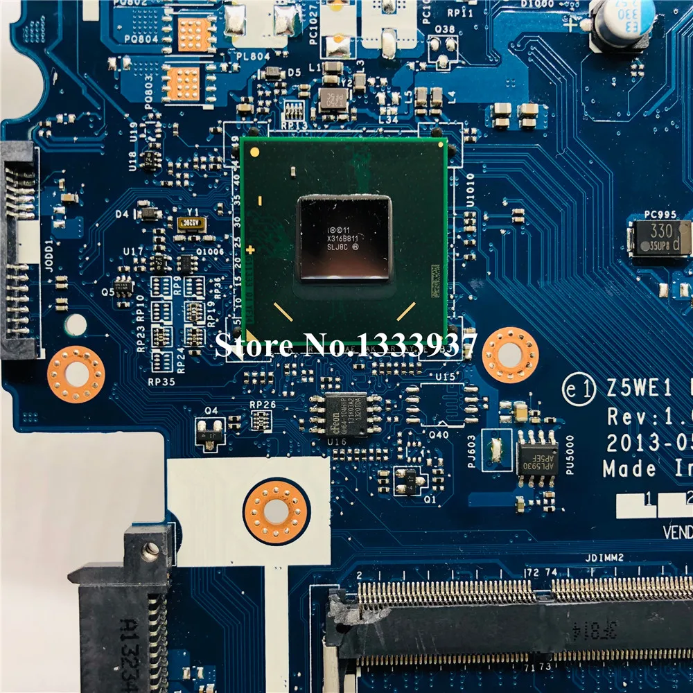 Z5WE1 LA-9535P материнская плата для acer aspire E1-570 E1-570G Материнская плата ноутбука SR0N9 i3-3217U