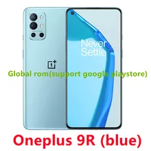Fast shipping Global rom OnePlus 9R 5G Mobile Phone 6.55 inch 120Hz AMOLED Snapdragon 870 Octa Core 65W Charge 48MP 4500mAh