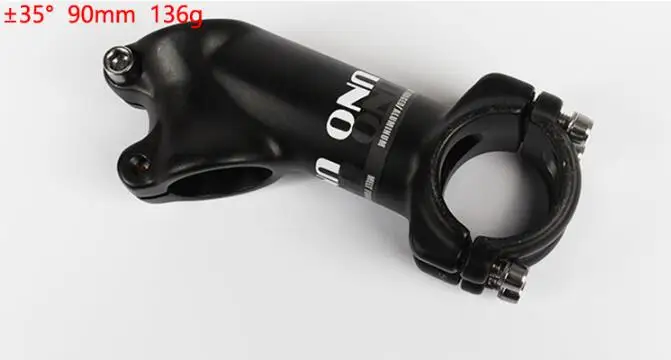 35 degree 90mm UNO mtb горный велосипед стержень для дорожного велосипеда 7/17/35 градусов 31,8 мм x 60/70/80/90100/110 мм/120/130 мм для выноса 28,6 мм вилка - Цвет: 35 degree 90mm
