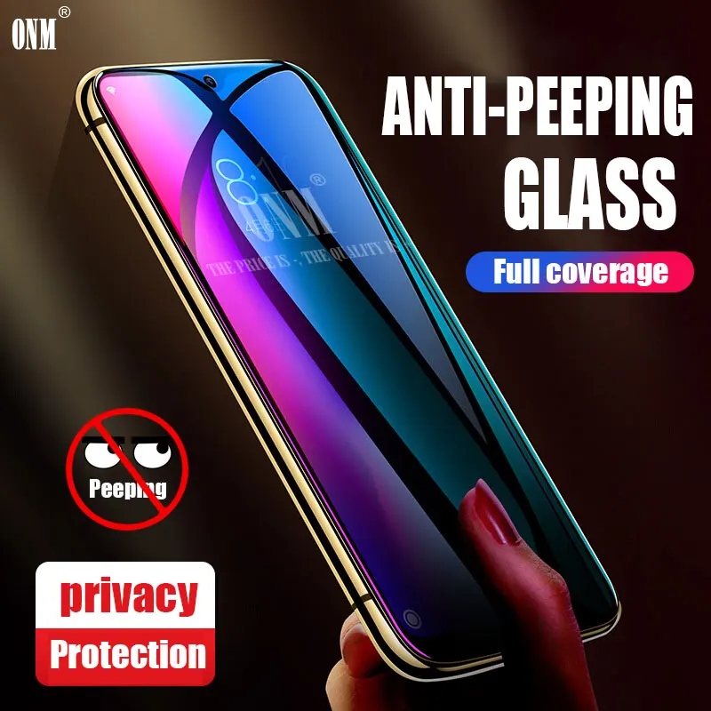 Анти-шпионское закаленное стекло для Oppo R17/Pro Полное покрытие Защита экрана RX17 Pro