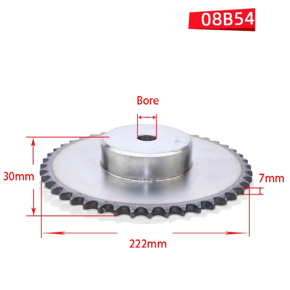 54T-4分毛培孔凸台链轮（A3钢）