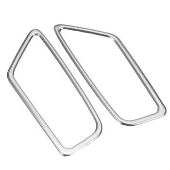 

2X Car Dashboard Air Outlet Vent Cover Trim Frame Sticker Stainless For Geely Atlas Boyue Emgrand NL-3 Proton X70 2017 2018 2019