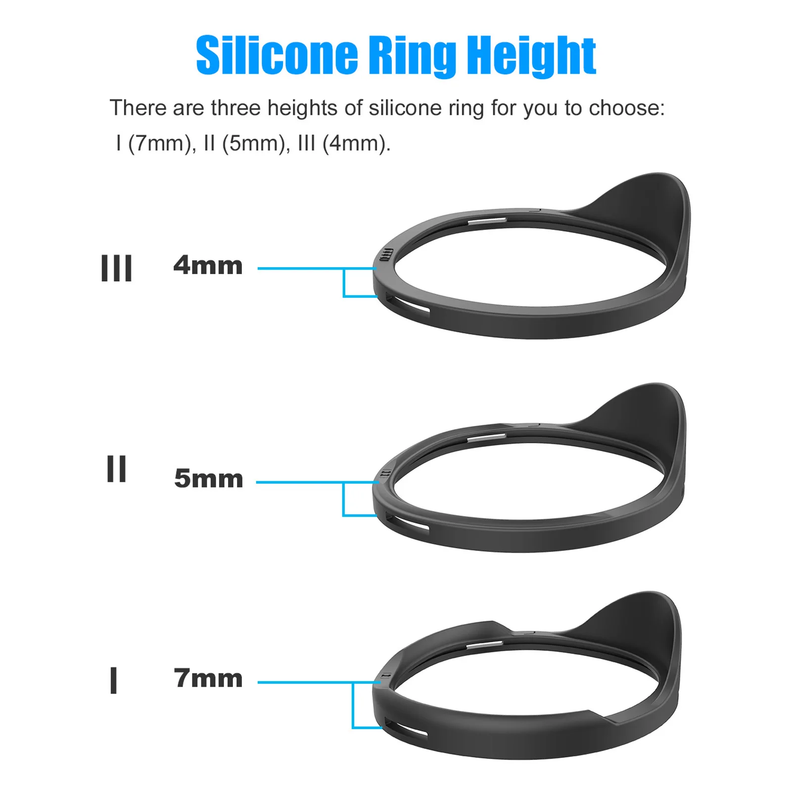 VR Lens Anti-Scratch Ring For Oculus Quest 2 Protecting Glasses From Scratching Frame Len Compatible For Oculus Quest 1/2 Rift S