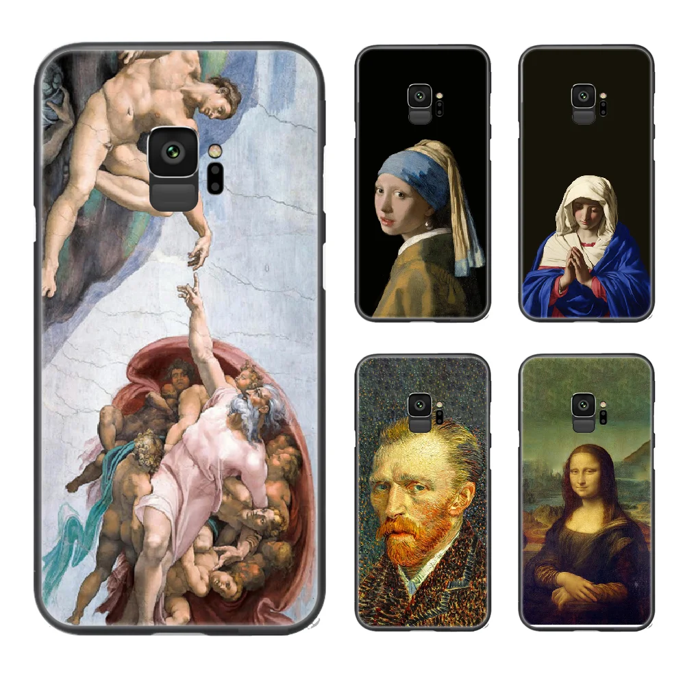 Famous painting Adorable Phone Case Cover Hull For Samsung Galaxy S 6 7 8 9 10 e 20 edge uitra Note plus black coque | Мобильные