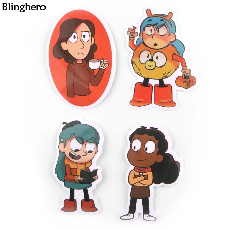10 компл./лот Blinghero мультфильм Hilda наклейки 35 шт./компл. канцелярские наклейки альбом наклейка Водонепроницаемый автомобиля Чемодан наклейки BH0459