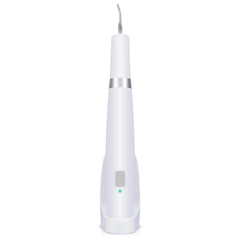 

US Plug Home Ultrasonic Waterless Tooth Cleaner Dental Calculus Remover Dental Scaling Tools Electric Portable Scaler