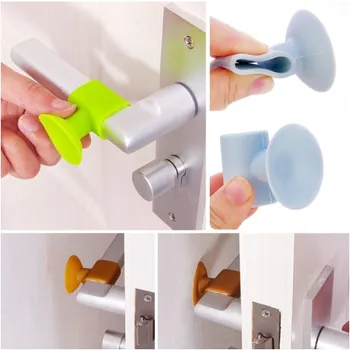 

Silicone Door Handle Knob Crash Pad Wall Bumper Guard Stopper Anti Collision Suction Pads