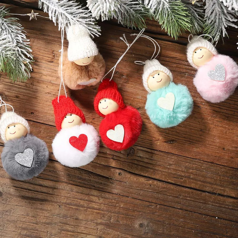 

1Pcs Lovely Creative Dolls Christmas tree Pendant Hanging Ornament Gift New Year Xmas Decor Supplies Home Party Decoration 62698