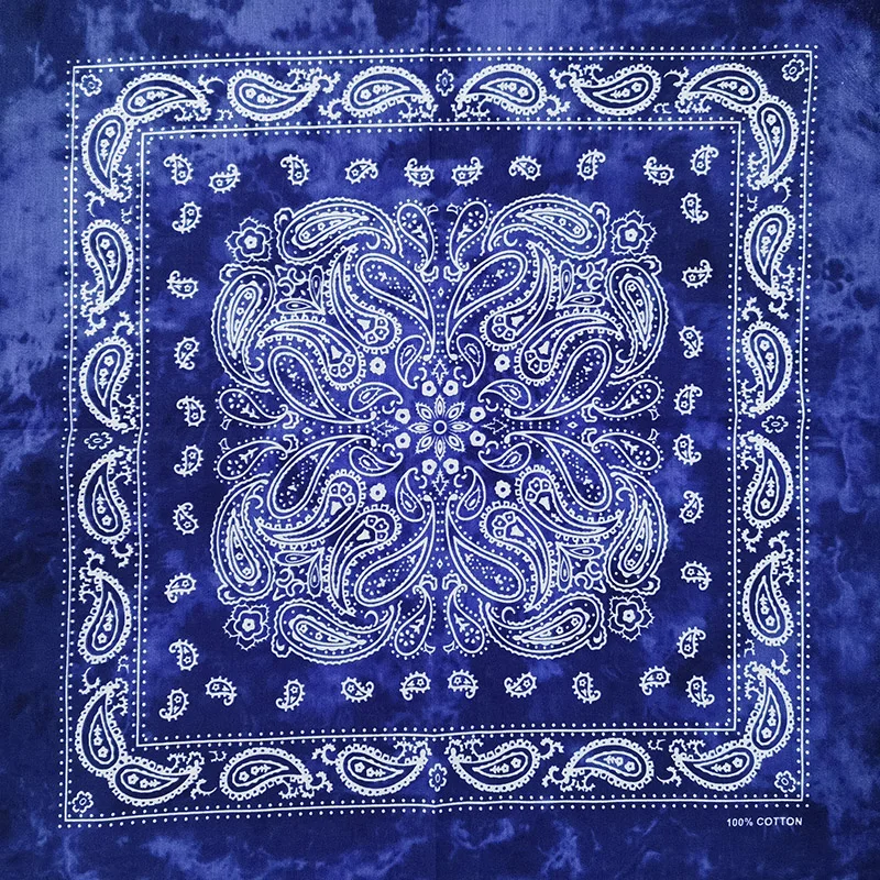 Hip Hop Cotton Scarf Bandana Gradient Square Headband for Women/Men/Boys/Girls cycling bandana bandana headscarf cotton bandana camouflage bandana motorcycle bandana multifunctional bandana bandana neck cover