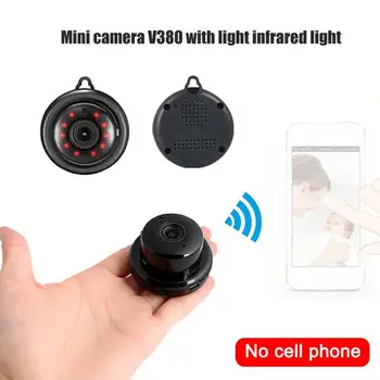

1080 P Wifi Camera 1/4" high-definition CMOS 1 Million CMOS Nightvision Way Indoor Two Wireless Camera Audio Motion Sensor O2I6