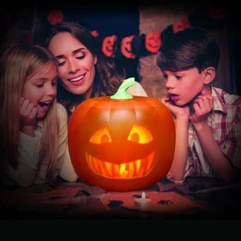

Halloween Electric Pumpkin Projection Lamp LED Pumpkin Toy Projection Speaker Lamp For Halloween Home Party Lantern Decor Props