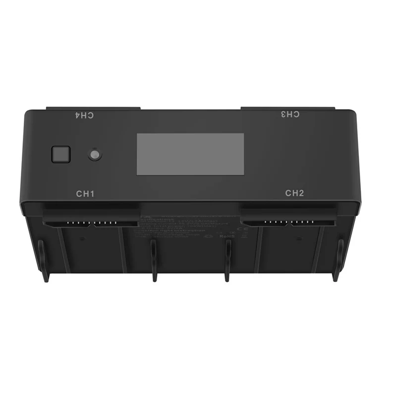 4-in-1 smart battery charging hub LED display smart charger for DJI Mavic AIR Drone USEUUK plug cable car charger 20N6 (6)